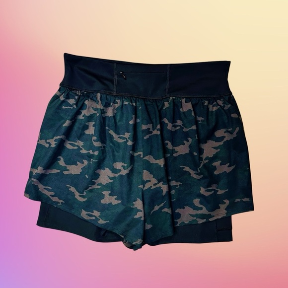 Spanx ‘The Get Moving’ Shorts in “Black Camo” Size XL - Picture 6 of 8